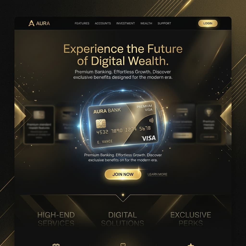 TheBank — Enterprise Fintech Landing