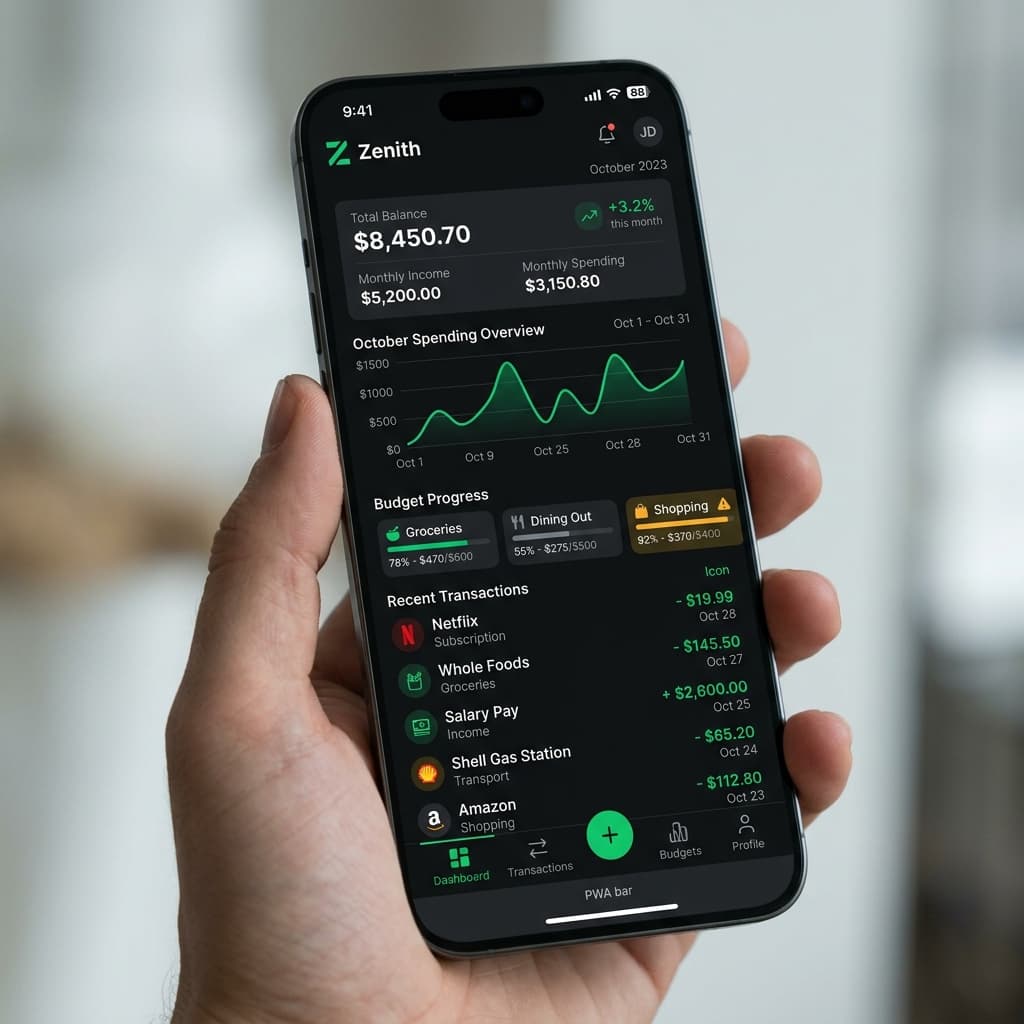 Spends — PWA Financial Engine